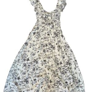 Floral Print Midi Dress